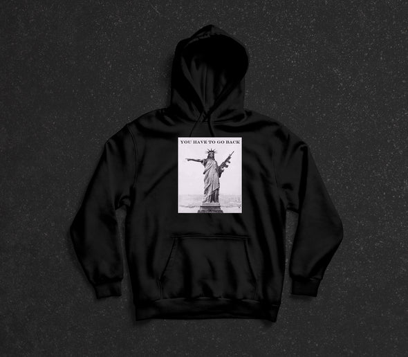 Lady Liberty Black Hoodie